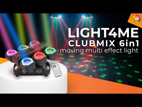 LIGHT4ME CLUBMIX bewegliche Multieffektbeleuchtung