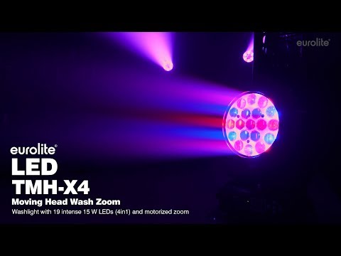 EUROLITE LED TMH-X4 Moving Head Wash Zoom wh