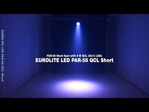EUROLITE LED PAR-56 QCL Kurz bk