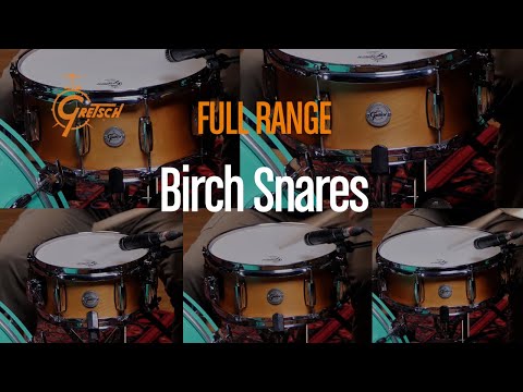 Gretsch Full Range Birch snare-drum 14" x 5", Satin Classic
