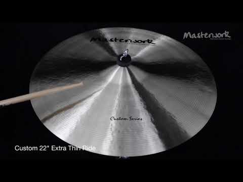 Masterwork Custom 22" Ride-Becken Extra Thin