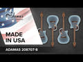 Adamas E-Akustik Gitarren 2087GT Deep Contour Cutaway - Reverse Blue Burst (2087GT-8-G)