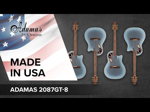 Adamas E-Akustik Gitarren 2087GT Deep Contour Cutaway - Reverse Blue Burst (2087GT-8-G)