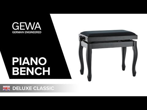 GEWA Piano bench Deluxe Classic - Cherry matt