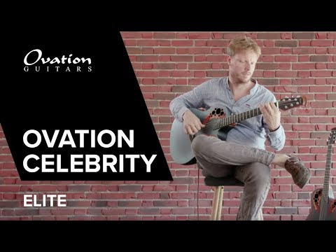 Ovation E-Akustik-Gitarren Celebrity Elite Mid Cutaway - Reverse Blue Burst (CE44-RBB-G)
