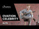 Ovation E-Akustik-Gitarren Celebrity Elite Mid Cutaway - Reverse Blue Burst (CE44-RBB-G)