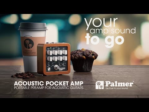 Palmer POCKET AMP ACOUSTIC – Tragbarer Vorverstärker für akustische Saiteninstrumente