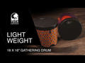 Toca Gathering Drum Freestyle II - Kente Cloth (TSSGD-18KT-SLP)