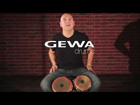Latin Perkussion Bongo Galaxy Fiberglass Fausto Cuevas III Signature (LP794V-ARG)