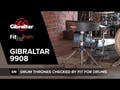Gibraltar Drumhocker 9000 Serie - 9908