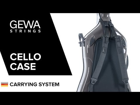 GEWA Cello case Tragesystem Air - 4 D-Ringe Befestigung