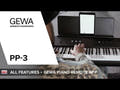 GEWA Tragbares Piano PP-3 - PP-3 Stand