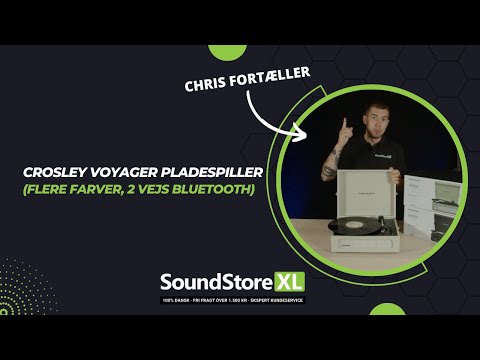 Crosley Voyager Plattenspieler Zweiwege Bluetooth (Dune)