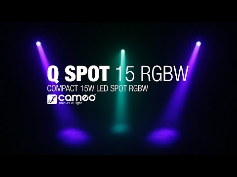 Cameo Q-SPOT 15 RGBW WH - Kompaktes spotlicht mit 15W RGBW LED in weißem Gehäuse