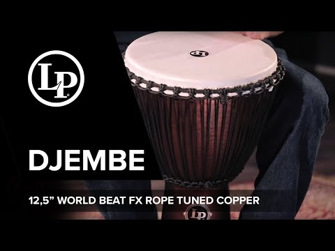 Latin Perkussion Djembe World Beat FX Rope Tuned - Copper (LP725C)