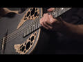 Adamas E-Akustik Gitarren ADAMAS U581T-FM Mid-Depth Non-Cutaway - Black Satin Copper Metal Flake (U581T-FM-G)