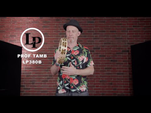 Latin Percussion Tambourine Pro 10 in Double Row - LP380B-BR (LP380B-BR)