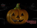 Halloween Kürbis mit LED 12cm