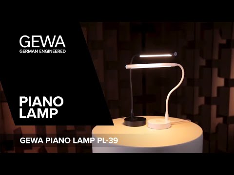 GEWA Klavierlampe PL-39 - Black matt