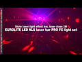 Eurolite 2x LED KLS Laserleiste PRO + Easy Show + 2x M-4 Stativ