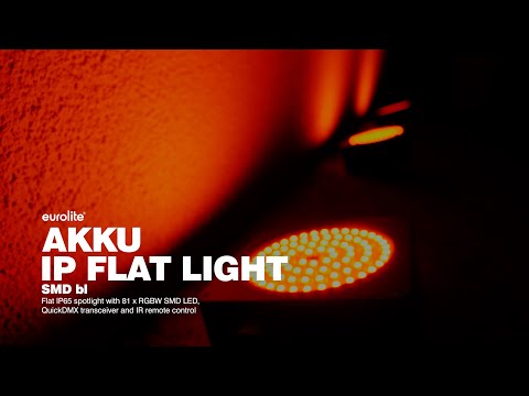 EUROLITE AKKU IP Flaches Light SMD bk