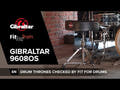 Gibraltar Drumhocker 9000 Serie - 9608OS
