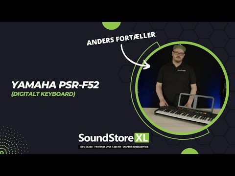Yamaha PSR-F52 Keyboard (Schwarz)