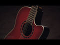 Ovation E-Akustikgitarren Standard Balladeer Deep Contour Cutaway - Cherry Cherry Burst (2771AX-CCB-G)