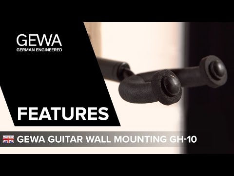 GEWA Wandhalter für gitarren GH-10N, Erle, natur