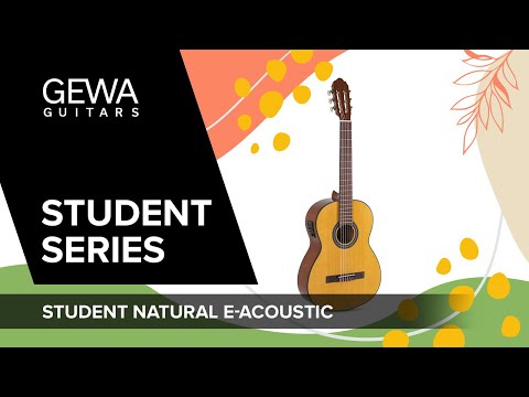 GEWA Klassische Gitarre Student Natur - 1/4 Größe natur