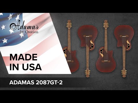 Adamas E-Akustik Gitarren 2087GT Deep Contour Cutaway - Reverse Red Burst (2087GT-2-G)
