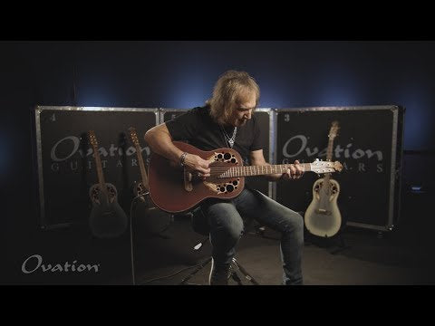 Adamas E-Akustik Gitarren 1687GT Deep Non-Cutaway - Reverse Red Burst (1687GT-2-G)