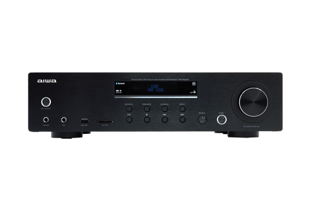 AIWA AMT-130 Verstärker Schwarz – 120W, Bluetooth & Phono