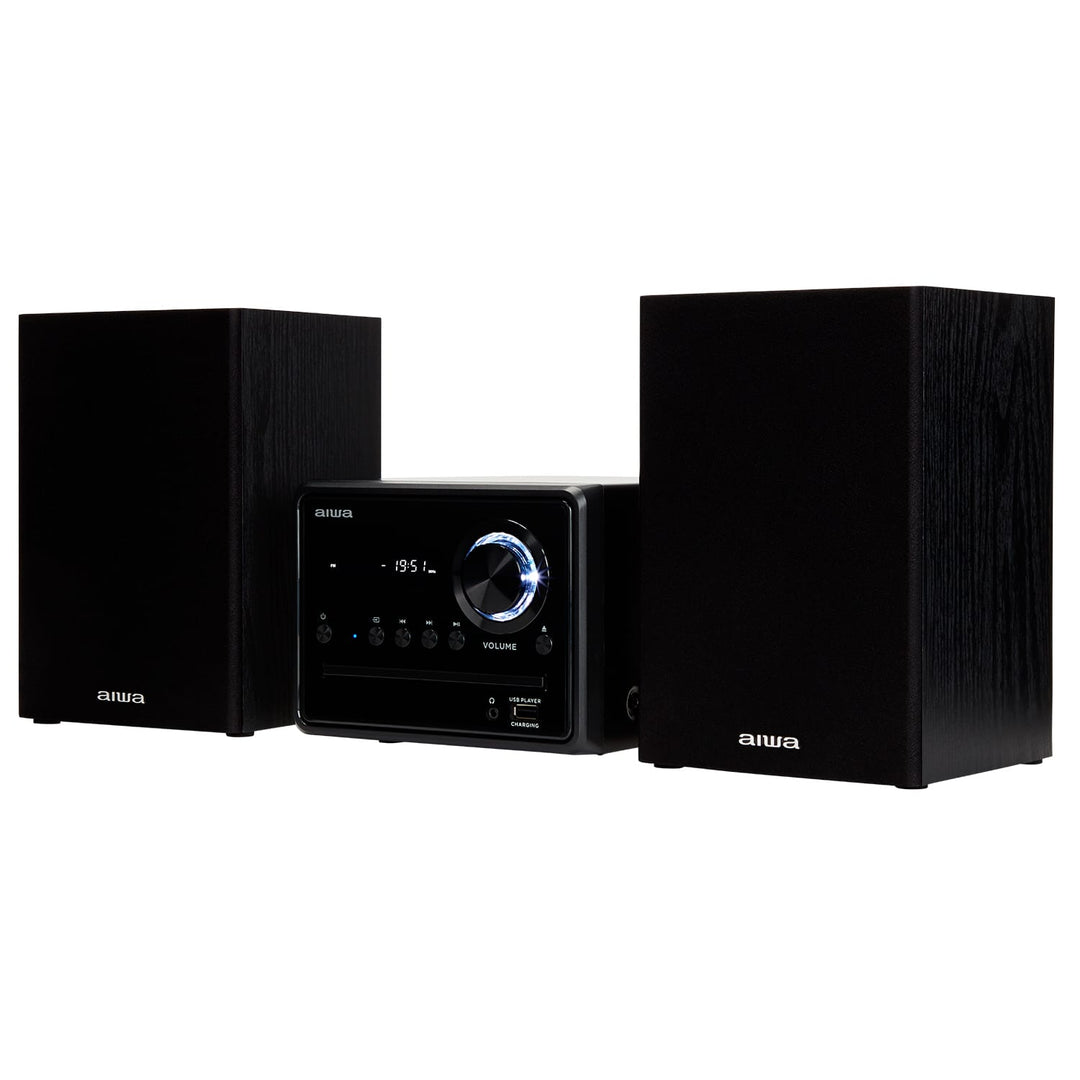 AIWA MCBT-350 Micro-Hi-Fi-Anlage 20 W mit Bluetooth, CD, FM und USB