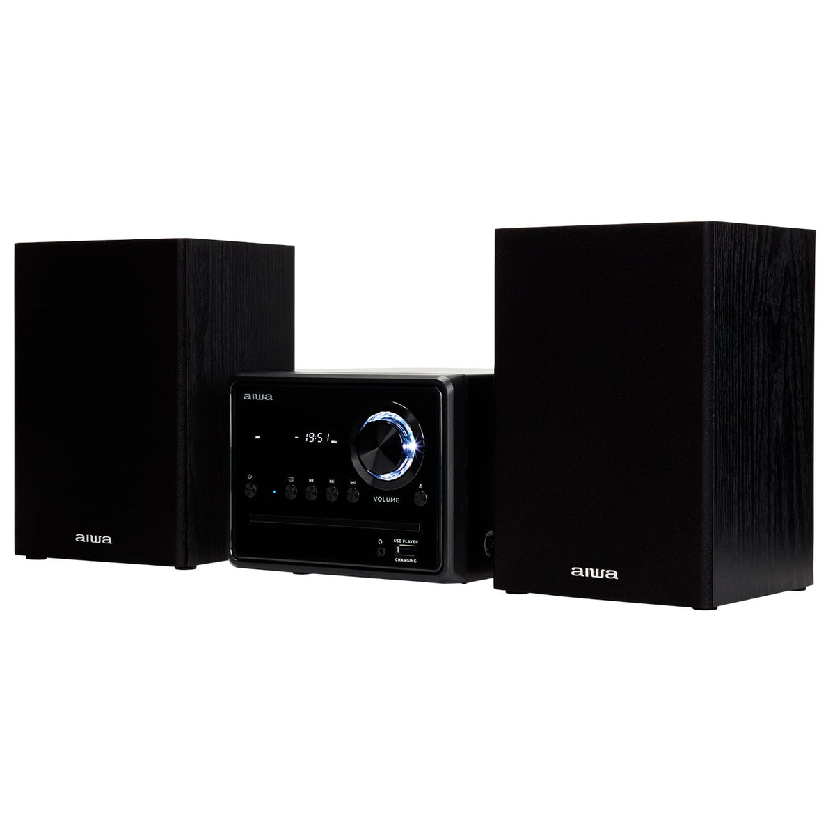 AIWA MCBT-350 Micro-Hi-Fi-Anlage 20 W mit Bluetooth, CD, FM und USB