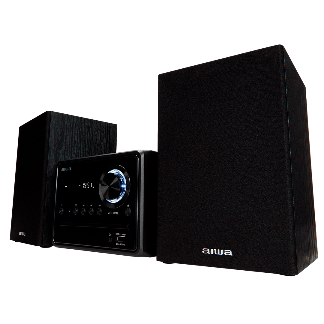 AIWA MCBT-350 Micro-Hi-Fi-Anlage 20 W mit Bluetooth, CD, FM und USB