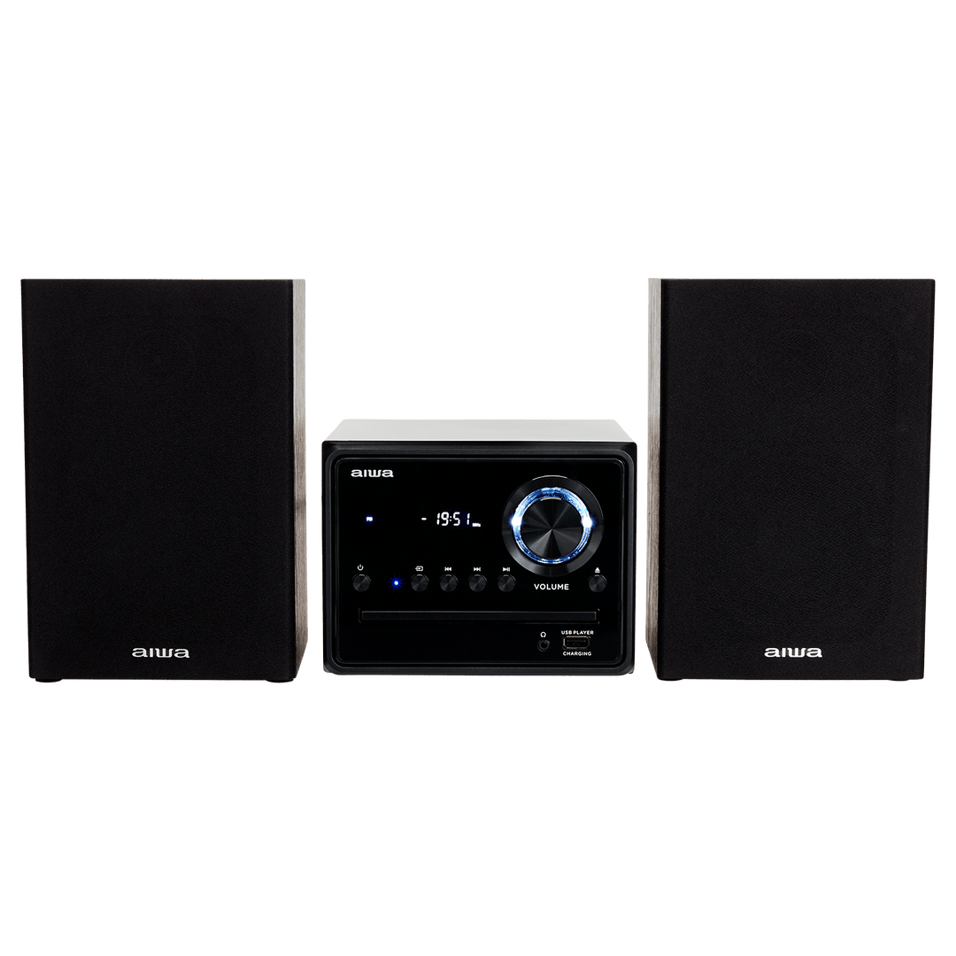 AIWA MCBT-350 Micro-Hi-Fi-Anlage 20 W mit Bluetooth, CD, FM und USB