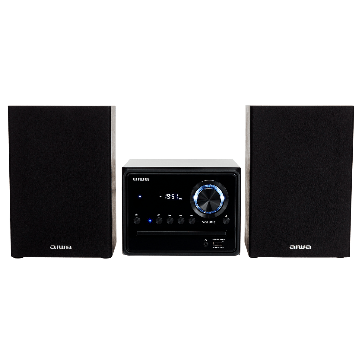 AIWA MCBT-350 Micro-Hi-Fi-Anlage 20 W mit Bluetooth, CD, FM und USB