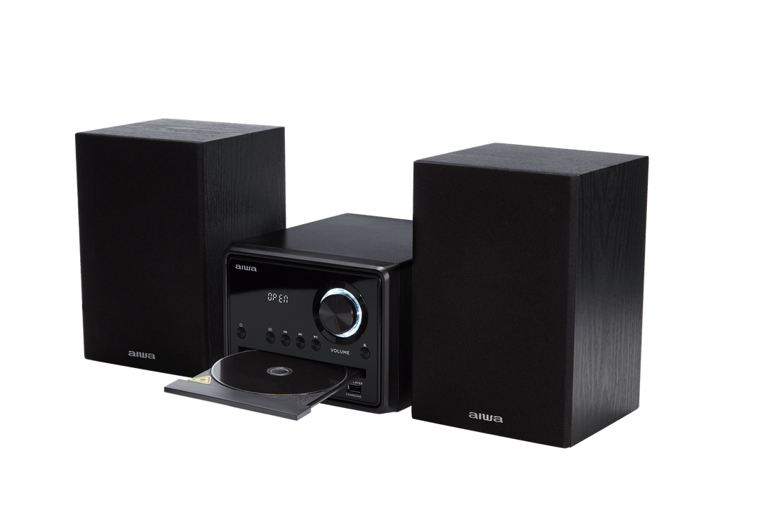 AIWA MCBT-350 Micro-Hi-Fi-Anlage 20 W mit Bluetooth, CD, FM und USB
