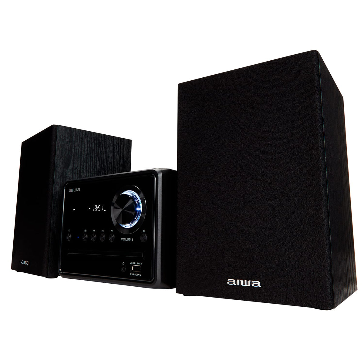 AIWA MCBT-350 Micro-Hi-Fi-Anlage 20 W mit Bluetooth, CD, FM und USB