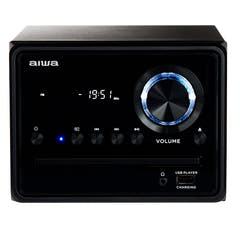 AIWA MCBT-350 Micro-Hi-Fi-Anlage 20 W mit Bluetooth, CD, FM und USB