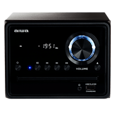 AIWA MCBT-350 Micro-Hi-Fi-Anlage 20 W mit Bluetooth, CD, FM und USB