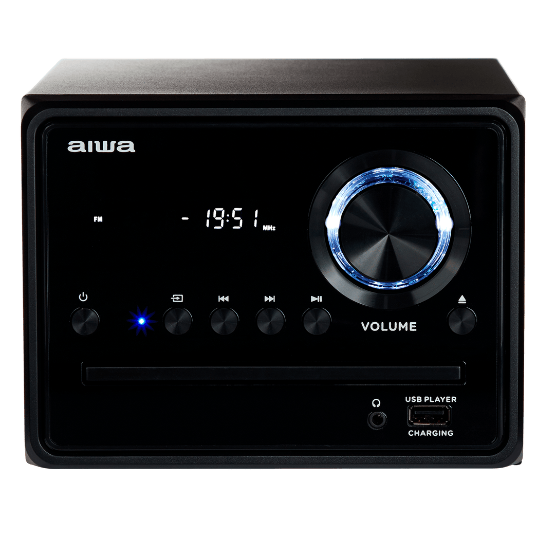 AIWA MCBT-350 Micro-Hi-Fi-Anlage 20 W mit Bluetooth, CD, FM und USB