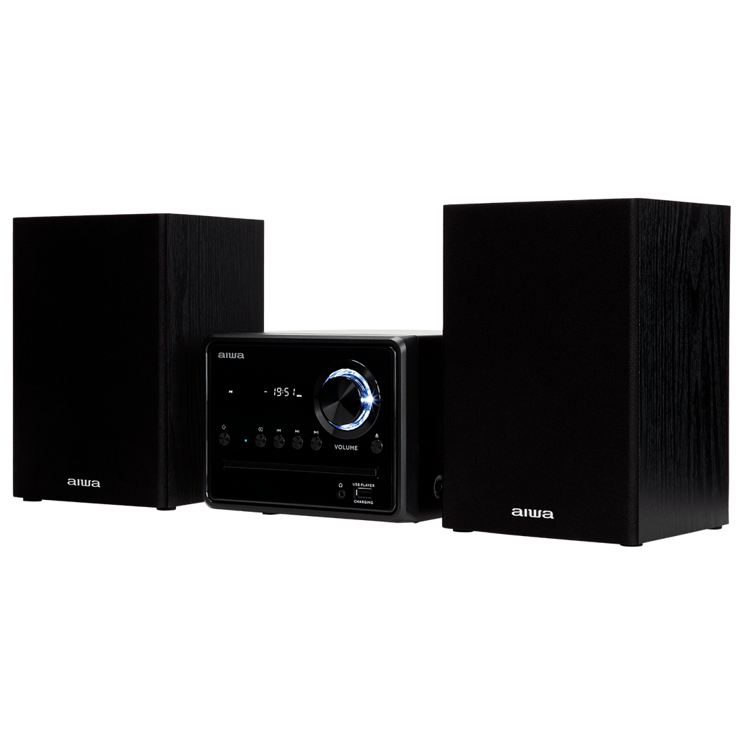 AIWA MCBT-350 Micro-Hi-Fi-Anlage 20 W mit Bluetooth, CD, FM und USB