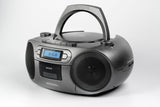 AIWA RC-250 Boombox – CD, Kassette, Bluetooth & FM, grå