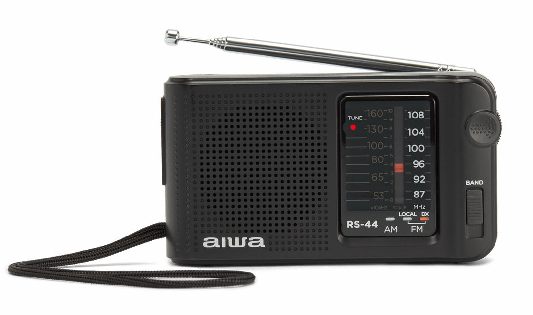 AIWA RS-10 Taschenradio mit AM/FM, FM DX und Kopfhörern