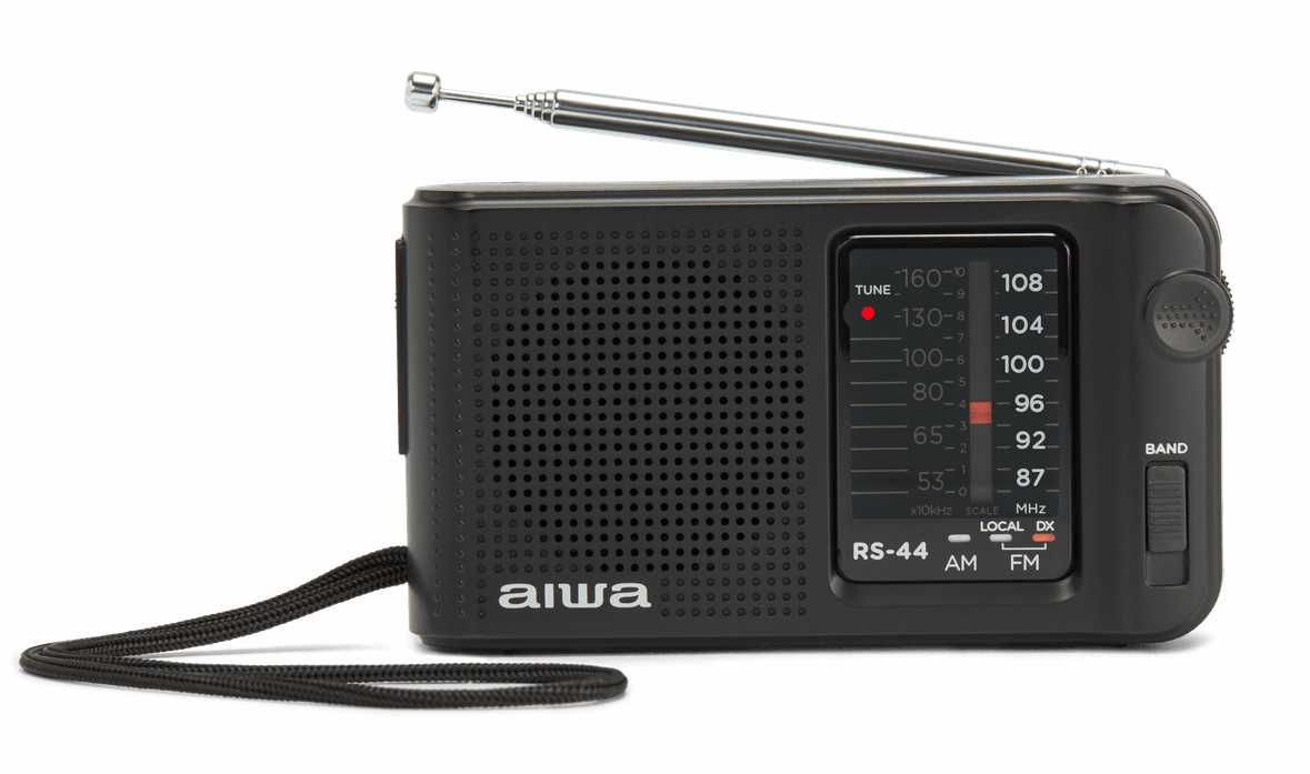 AIWA RS-10 Taschenradio mit AM/FM, FM DX und Kopfhörern