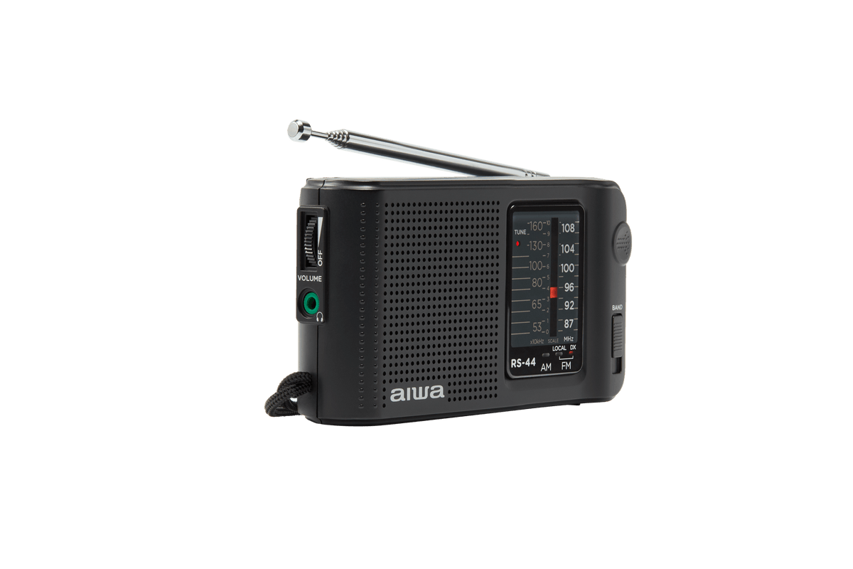 AIWA RS-10 Taschenradio mit AM/FM, FM DX und Kopfhörern