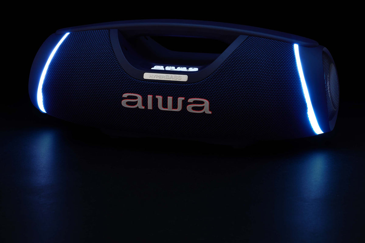 Aiwa SPB-680BL tragbarer Bluetooth-Lautsprecher, Blau