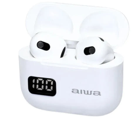 Aiwa ETWS-150WT Bluetooth-Kopfhörer, weiß